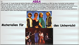 Voransicht und Aufruf der 'ABBA'-Seite.